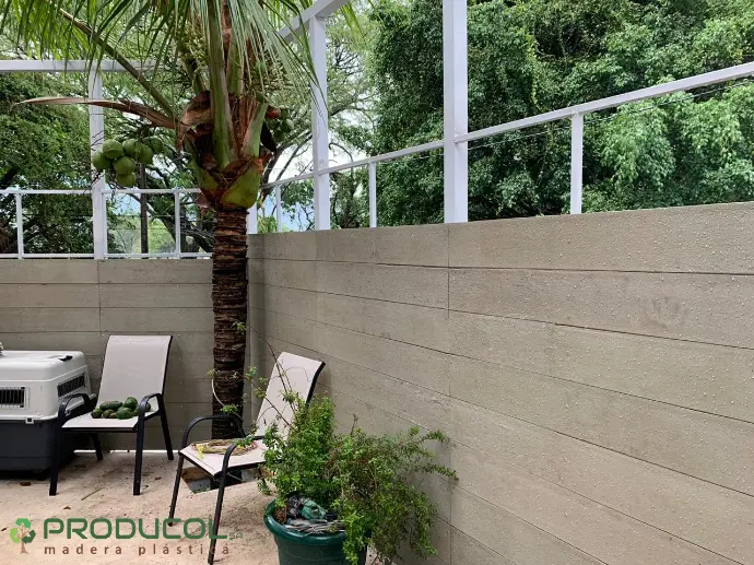 Construcción con madera plástica Producol